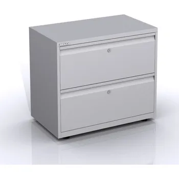 Kartotéka BISLEY Kovová kartotéka dvouzásuvková SYCI08/20/0/2, Vyberte barvu / kombinaci: Golden Sunflower Yellow (cd1), strukturovaný lak