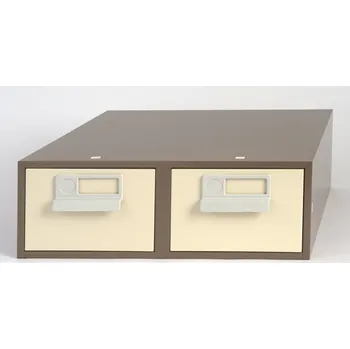 Kartotéka BISLEY Lístkovnice kovová Bisley FCB24, Vyberte barvu / kombinaci: bílá Chalk (ab9, šedá), strukturovaný lak