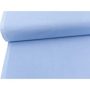 Mirtex Plátno DOMESTIK 145/620 Světle modrá šíře 150cm Zbytková metráž