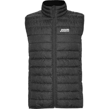 Pánská vesta JOOM pánská padelová vesta OSLO, černá melírová