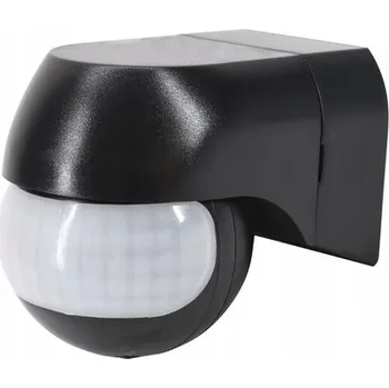 ČIDLO POHYBU 800W 180° ČERNÉ
