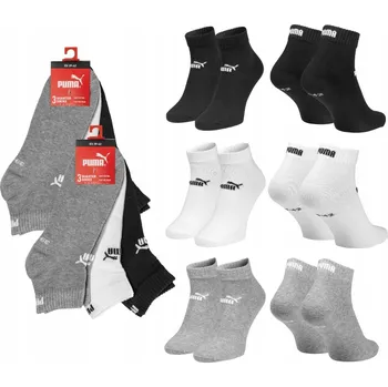 Pánské ponožky Ponožky bavlněné ponožky Puma vícebarevné 43-46 6 ks