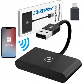 BEZDRÁTOVÝ ADAPTÉR CARPLAY APPLE IPHONE iOS MÍSTO KABELU USB-C