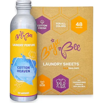 Aviváž BajaBee Startovací balíček | Parfém na praní 250 ml + Prací papírky 48 praní