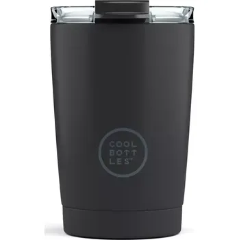 Termohrnek Nerezový termohrnek COOL BOTTLES Mono Black třívrstvý 330ml