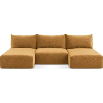 Pohovka Oranžová rozkládací/s úložným prostorem rohová pohovka Kalena – Makamii ID_1731434