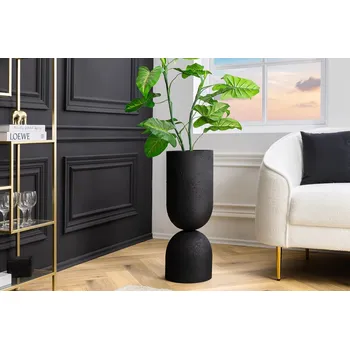 Váza Vysoká váza - Sandglass XL, černá