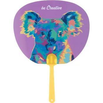 Vějíř na zakázku Digibreeze - Žlutá / Bílá