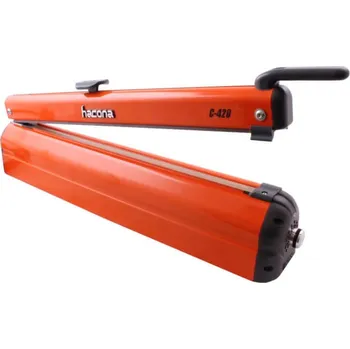 Vakuovačka HACONA C-420, Páková impulsní svářečka folií s ořezem