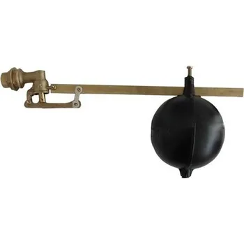 Instalatérský materiál Mosazný napouštěcí plovákový ventil 3/4 boční přívod vody, včetně plováku