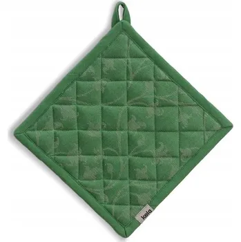 Podložka pod hrnec Podložka pod hrnec Cora 100% bavlna světle zelená/zelený vzor 20,0x20,0cm