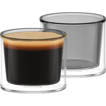 Sklenice Siguro Sklenice z dvoustěnného skla Elegance, 140 ml, 2ks