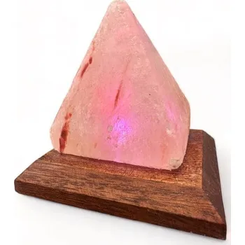 Stojací lampa Himalájská solná lampa USB Pyramida 8 cm