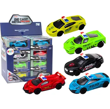 Hračka Policejní auto Resorak 1:43 kovové