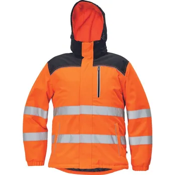 pracovní bunda Knoxfield Zateplená zimní HI-VIS bunda 03010465 oranžová 4XL