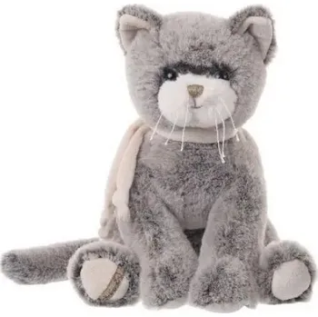 plyšák TEOFIL šedá kočka (30cm)