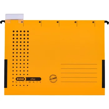 ELBA A4 kartonové, žluté