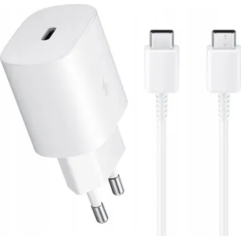 Síťová nabíječka Samsung USB typ C pro Samsung 3000 mA 11 V bílá