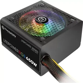 Počítačový zdroj Napájecí zdroj Litepower RGB 650W