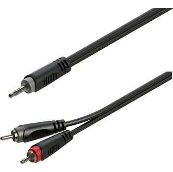 Audio kabel Kabel audio J 3,5 ST / RCA 2x ROXTONE - 1m