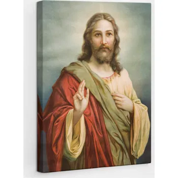Obraz Výtisk na Plátně Do pokoje Portrét Ježíše Krista 20x30 cm