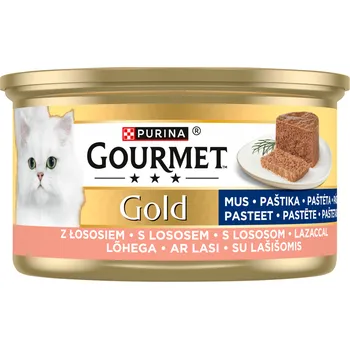 Pro kočku Purina Gourmet Gold Adult paštika s lososem 85 g