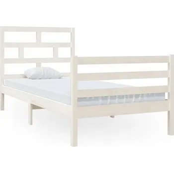 Postel Dřevěná postel Zakito Home 90x200 bílá