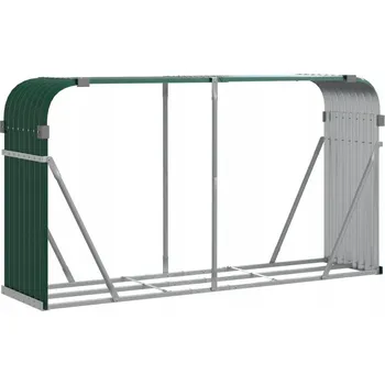 Obraz Stojan na palivové dřevo, 234 x 45 x 100 cm, zelený