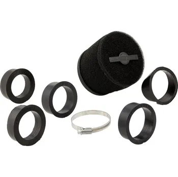 Filtr pro motocykl SIP Vzduchový filtr Double Layer 105mm ⌀ 46-62 - černý 40232050