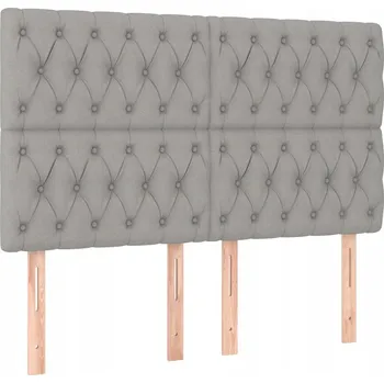 Čelo postele Stylové Světle šedé 144x118 cm