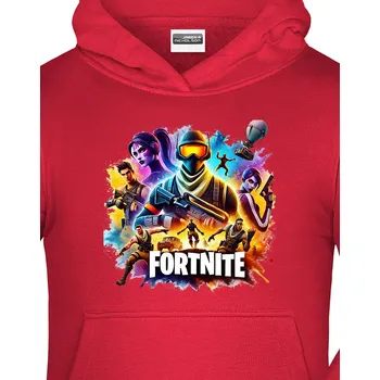 Chlapecká mikina Dětská mikina Fortnite, Barva Červená, Velikost 122-128, Canvas Dětská mikina Bezvatriko.cz 2792