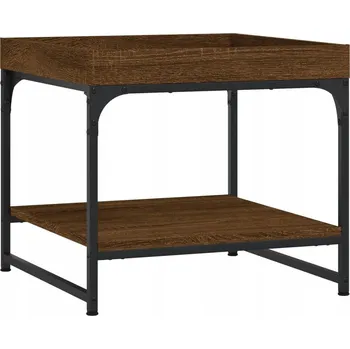 Konferenční stolek Konferenční stolek dubový 49,5x49,5x45 hnědý