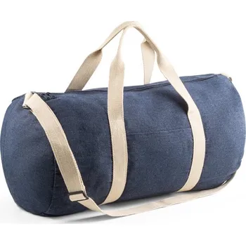 DENIM BAG. Sportovní taška z džínoviny (300 g/m²) - Modrá