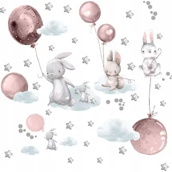 Obraz Samolepky pro děti na zeď - nástěnné balónky