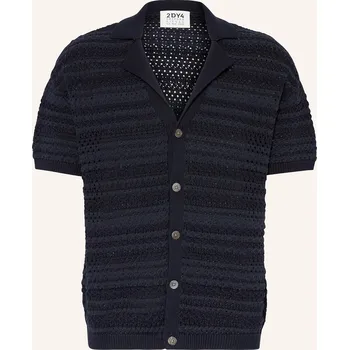 Pánská košile Drykorn Pánská Úpletová Košile Resort Ray Comfort Fit, tmavě...