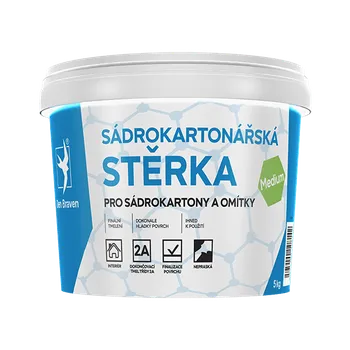 Tmel Den Braven Sádrokartonářská stěrka 1,5 kg kelímek bílá