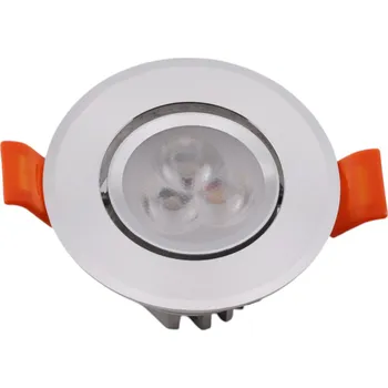 Bodové svítidlo LED bodové světlo do sádrokartonu Cree 3W Teplá bílá (3000-3500K)