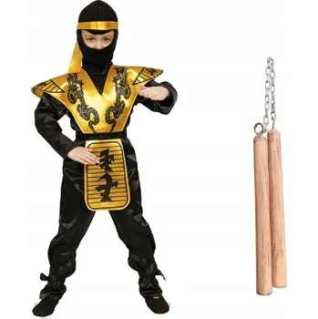 Karnevalový kostým Kostým Ninja party Tino, velikost 134-140