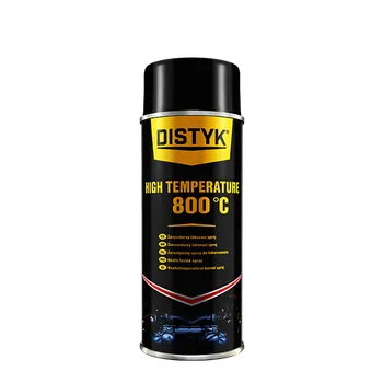 Den Braven HIGH TEMPERATURE +800 °C 500 ml aerosolový sprej černá matná