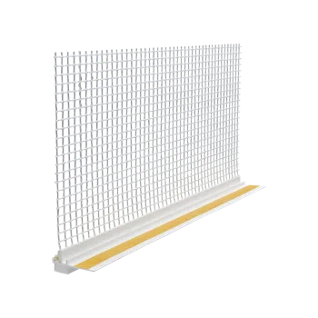 Stavební profil Okenní profily pro zateplovací systémy s tkaninou 9 x 100 mm, délka 2,4 m