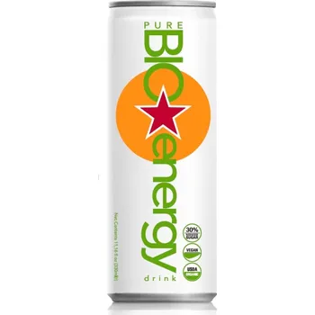 Energetický nápoj BIO Energy Drink broskev, 250 ml, Pure Bio Products