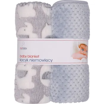 Dětská deka Mix Dětská deka 90x80cm (2ks) - Šedá