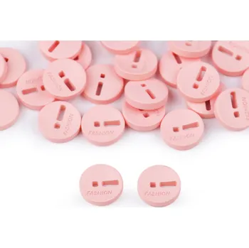 Knoflík Výprodej - Knoflík Fashion velikost 18" - pudrová 100ks Varianta: 2 pudrová, Balení: 100 ks