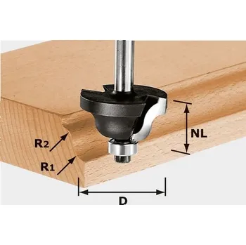 Fréza FESTOOL Dvojoblouková fréza HW S8 D38,1/R6,35/R6,35