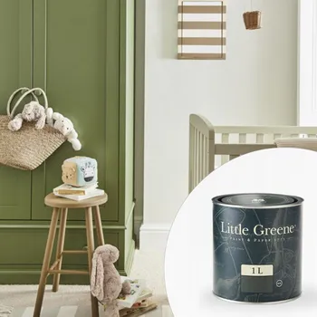 Olej na dřevo Little Greene Barva na dětský nábytek a hračky - Polomatná 1L - Intelligent Satin Vyberte odstín:: Gauze Mid (164)