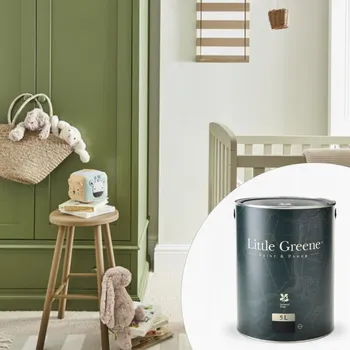 Olej na dřevo Little Greene Barva na dětský nábytek a hračky - Polomatná 5L - Intelligent Satin Vyberte odstín:: Rusling (9)