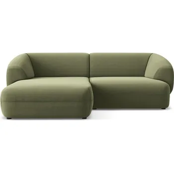 Pohovka Zelená sametová rohová pohovka (levý roh) Moana – Makamii ID_1731864