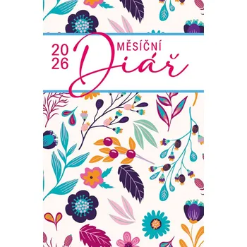 Diář DMM180 - Diář měsíční malý 2026 potisk