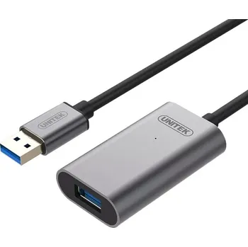 Datový kabel Unitek Y-3005 USB, USB 3.2 Gen 1 (3.1 Gen 1) USB A, 10m, šedý