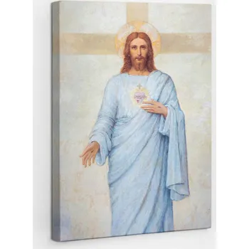 Obraz Tištěný Obraz na Plátně na Zeď Portrét Ježíše Krista 20x30 cm
